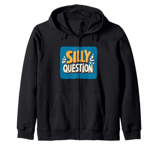 Lebendiges Silly Question Kostüm für Erwachsene und Kinder Kapuzenjacke von Silly Questions Outfit