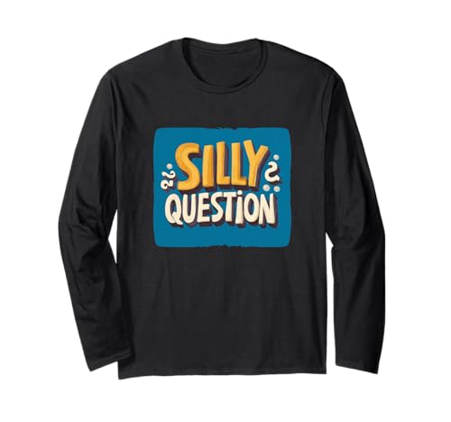 Lebendiges Silly Question Kostüm für Erwachsene und Kinder Langarmshirt von Silly Questions Outfit