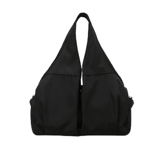 SilteD Bai Shi Wu Fitness-Taschen für Frauen, Yoga-Trainingstaschen, Outdoor-Reisen, Aufbewahrung, Handtasche, Sport, Fitnessstudio, Reisetasche, Gepäck, Tragetasche, Sporttaschen (Farbe: Schwarz) von SilteD