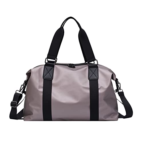 SilteD Bai Shi Wu Frauen Fitness Tasche Männer Gym Handtasche Sport Training Schulter Reisetaschen Gepäck wasserdichte Nylon Outddor Gym Tasche Turnbeutel (Farbe: Champagner) von SilteD