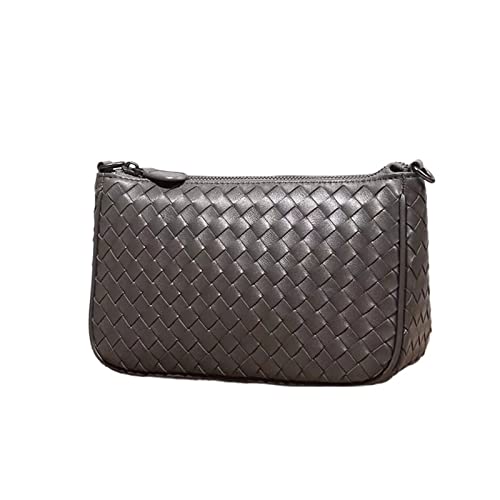 SilteD Modische Umhängetasche aus weichem Leder für Damen, kleine Damen-Handtasche aus Leder, modisch und vielseitig (Farbe: Dg, Größe: 8 * 6 * 3'') von SilteD