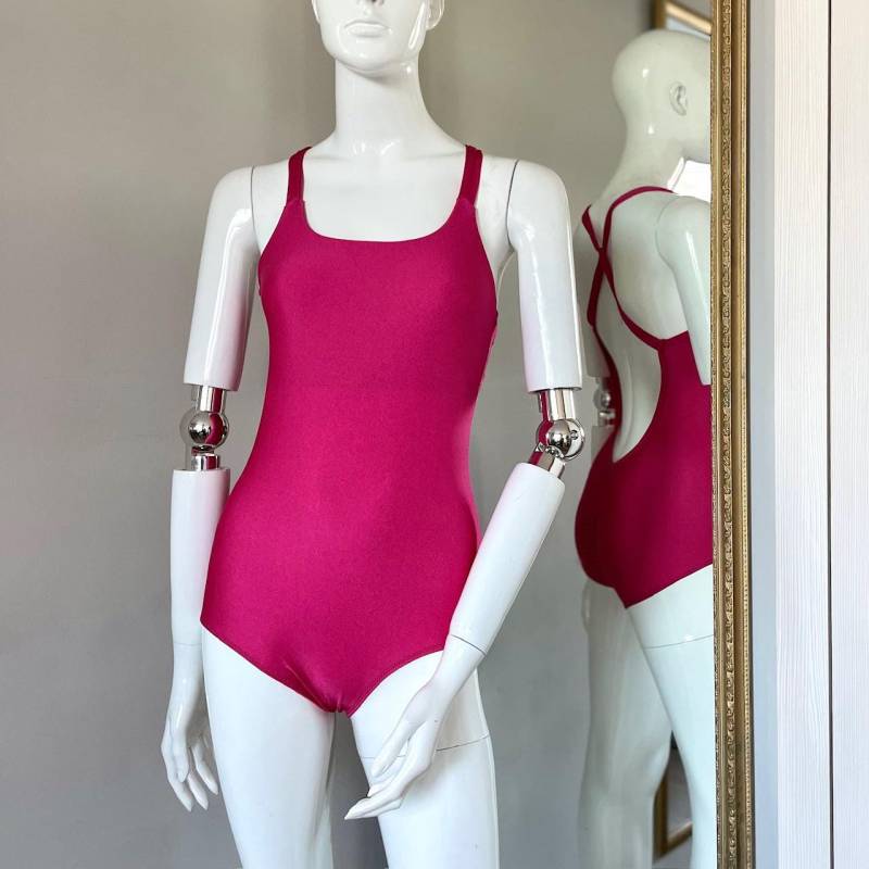 Gymnastikanzug/Badeanzug in Pink von Siluetmode