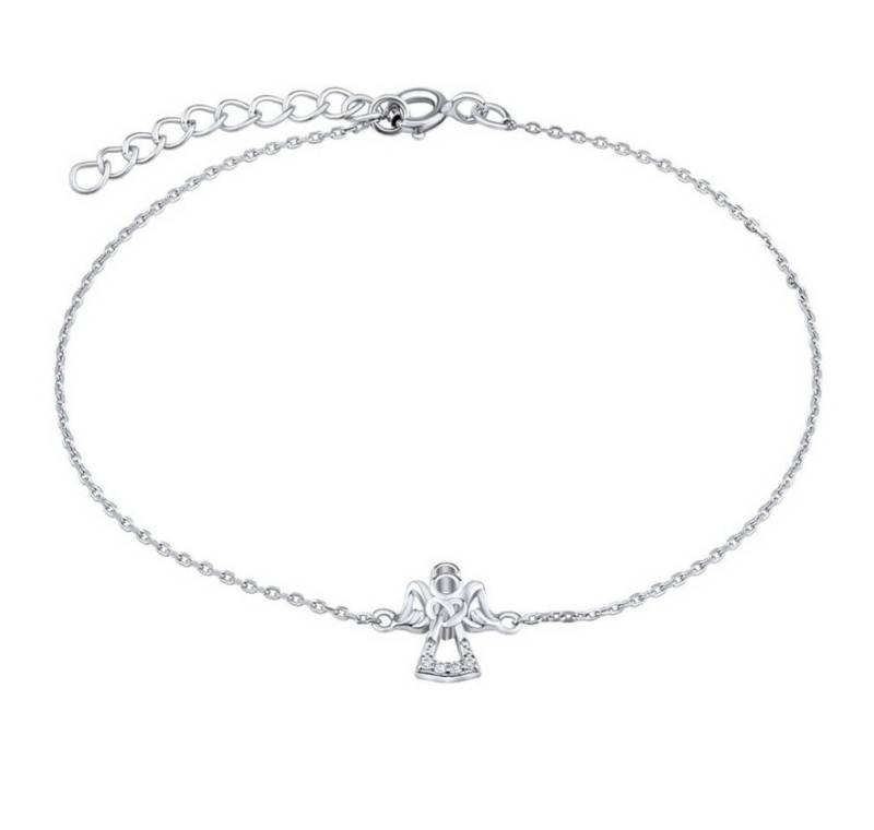 Silvego Armband Fine silver angel bracelet with clear zircons MW2233B von Silvego