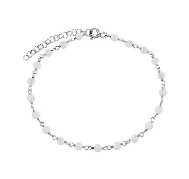Silvego Armband Silver Bracelet with Genuine Arika Moonstone 3mm INS1002BMS von Silvego