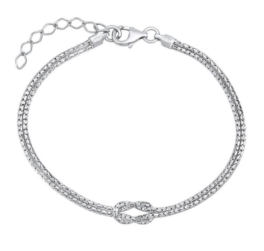 Silvego Armband Silver double bracelet with TTTB66L4 knot von Silvego