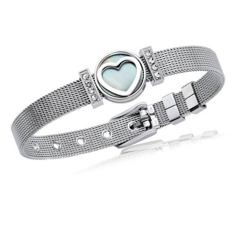 Silvego Armband Steel bracelet with heart KMM114022 von Silvego