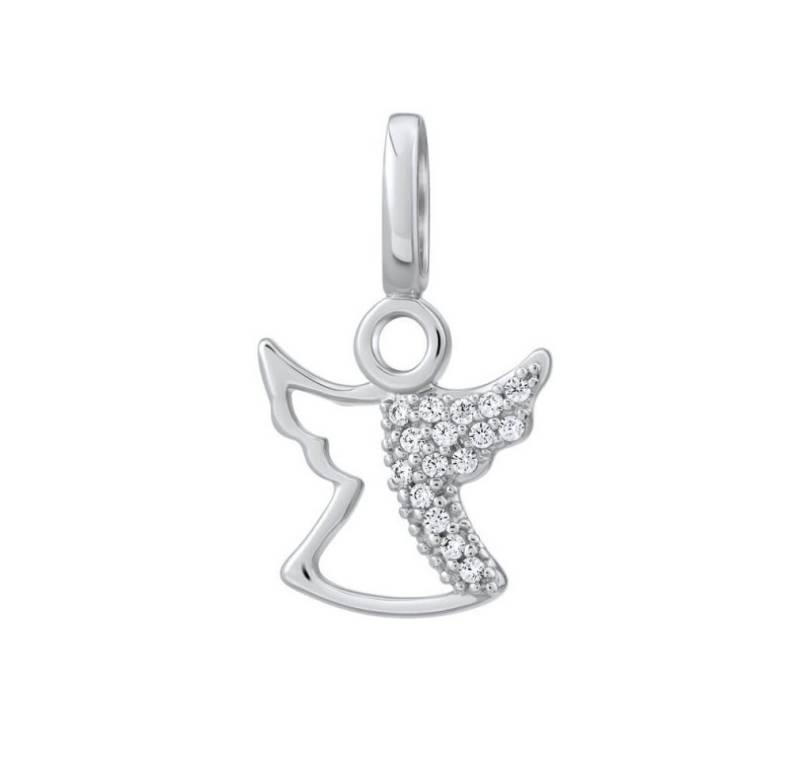 Silvego Fingerring Glittering silver Angel pendant with zircons Iris FW9292 von Silvego