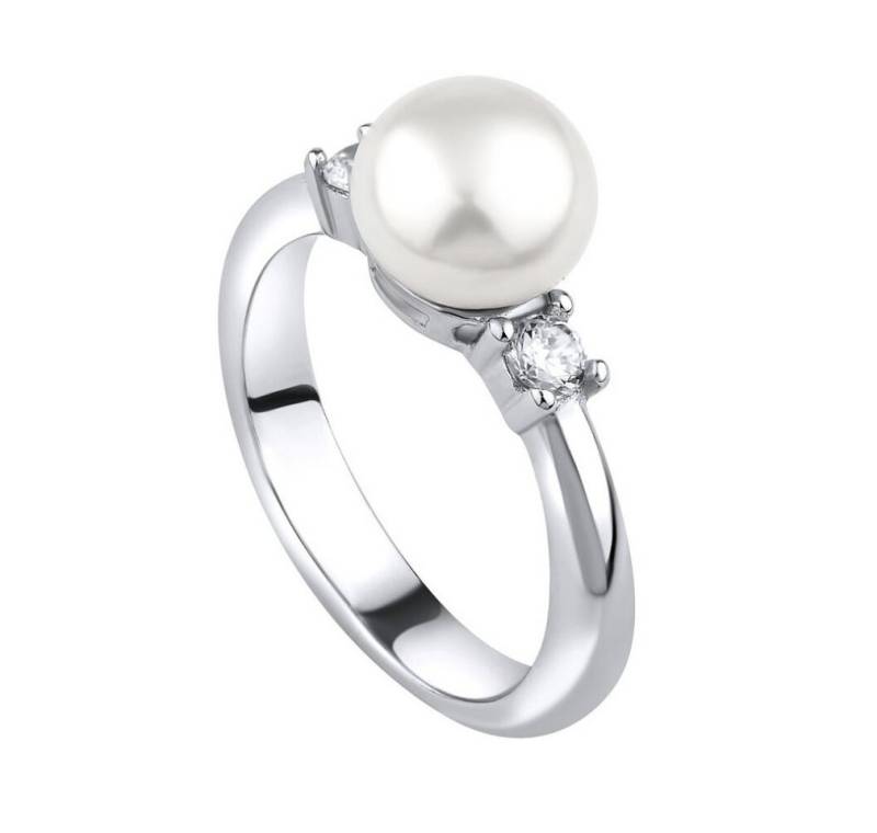 Silvego Fingerring Maya silver ring with real natural pearl LPS1496RW - Circuit: 56 mm von Silvego