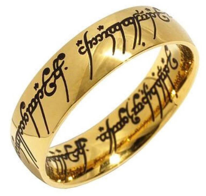 Silvego Fingerring Ring der Macht aus dem Film Herr der Ringe RRC2210 - Schaltung: 63 mm von Silvego