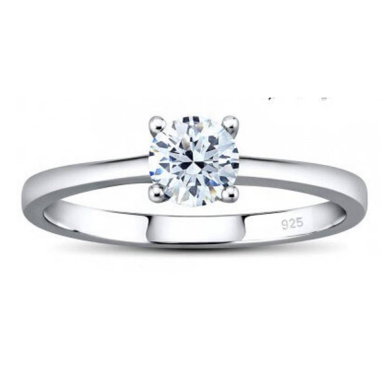 Silvego Fingerring Silberring MADISON mit Swarovski Zirconia JJJR2339sw - Ring: 51 mm von Silvego