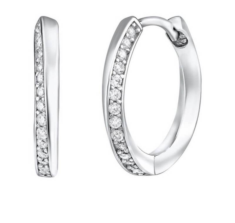 Silvego Ohrring-Set Charming round earrings with zircons Eleanor QRE148 von Silvego