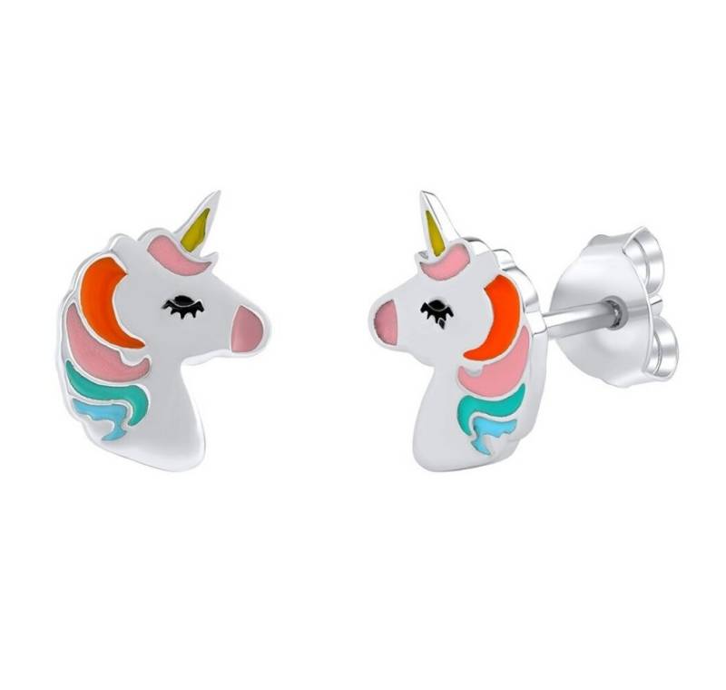 Silvego Ohrring-Set Eiva JJJ1659E Unicorn Silver Stud Earrings von Silvego