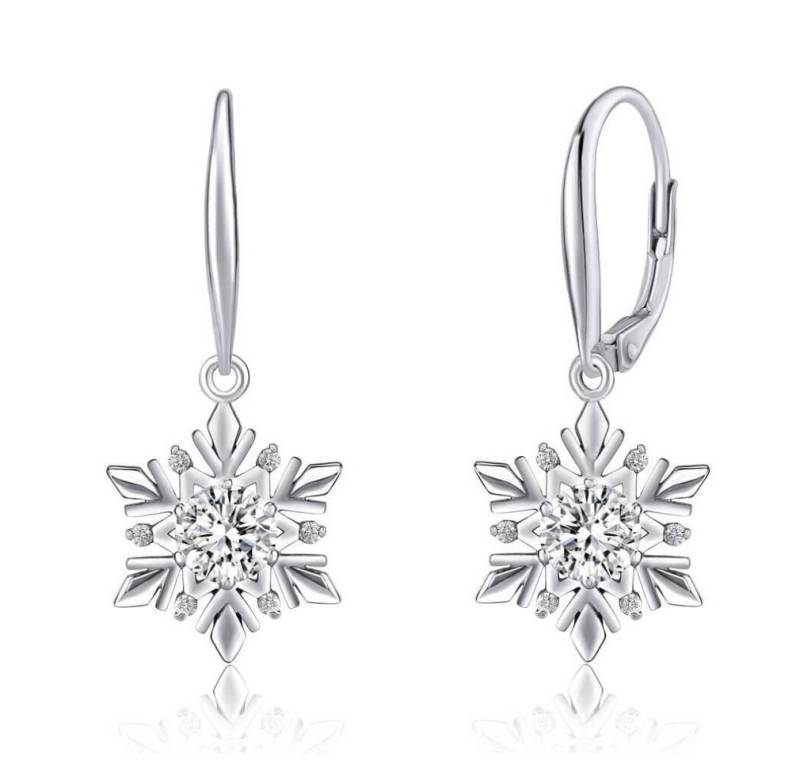 Silvego Ohrring-Set Elegant Silver Earrings Snowflake JJJE0811sw von Silvego
