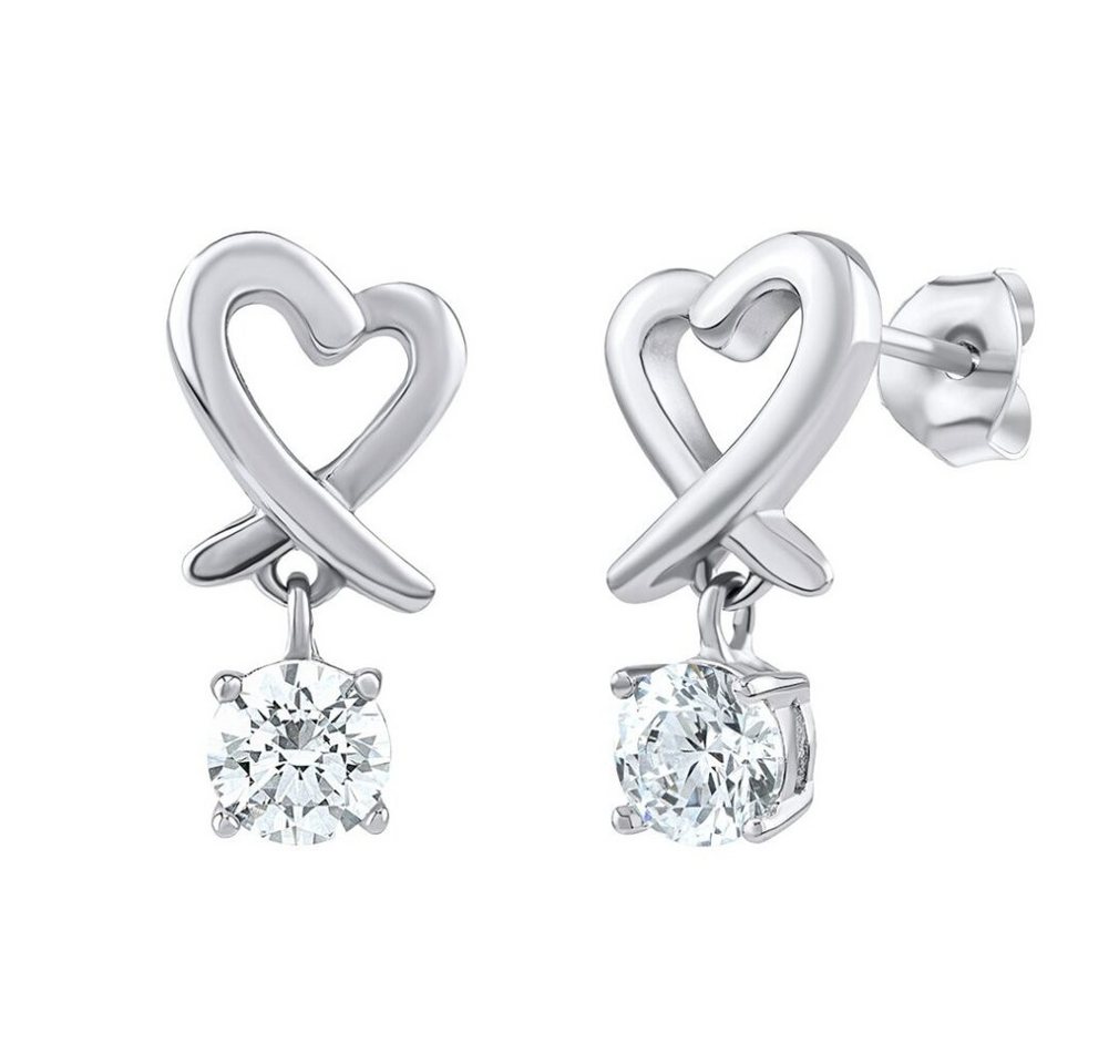 Silvego Ohrring-Set Fine silver earrings Heart JJJE0387 von Silvego
