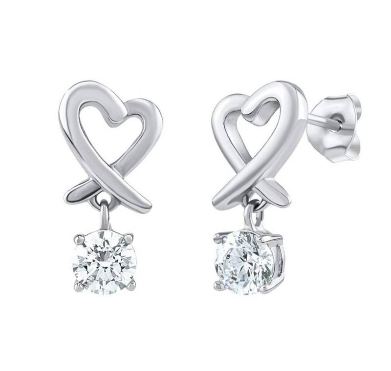 Silvego Ohrring-Set Fine silver earrings Heart JJJE0387 von Silvego
