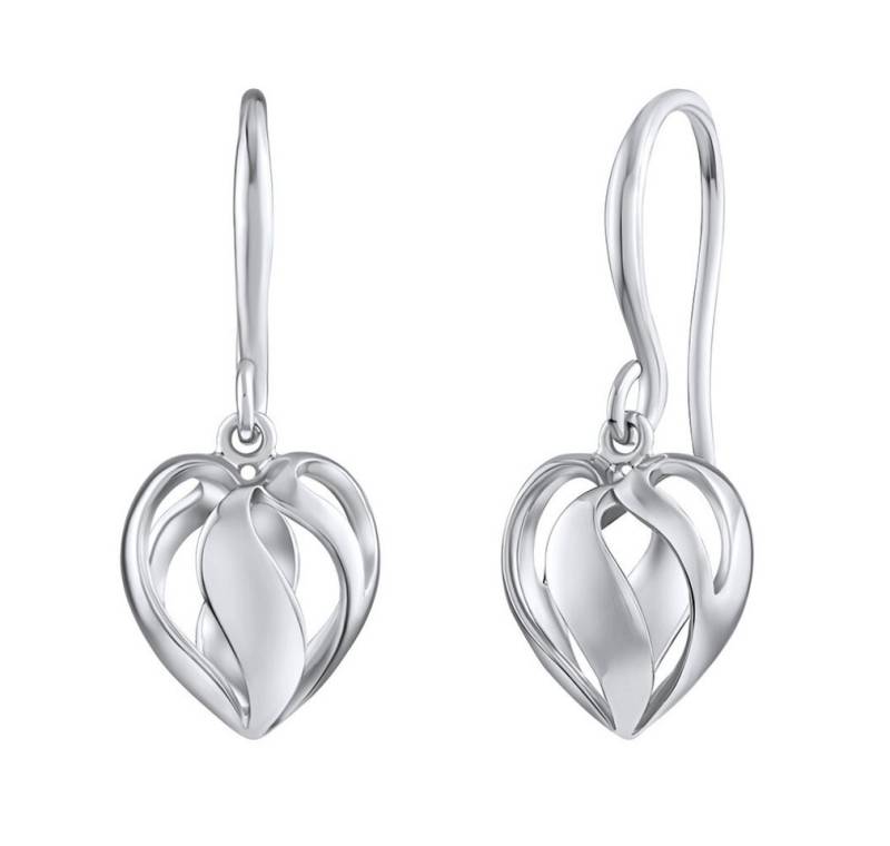 Silvego Ohrring-Set Layla silberne Herz-Ohrringe FW15131EW von Silvego
