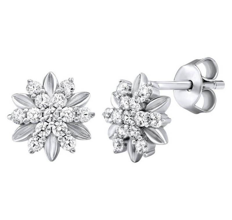 Silvego Ohrring-Set Silver earrings ALIVIA with Swarovski MW13935A von Silvego