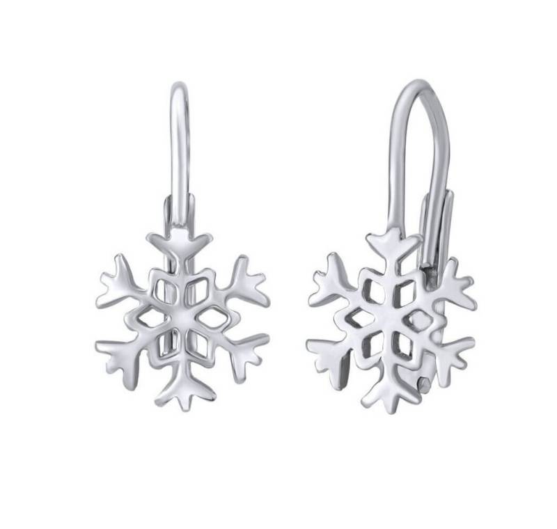 Silvego Ohrring-Set Silver earrings Snowflake B70566 von Silvego
