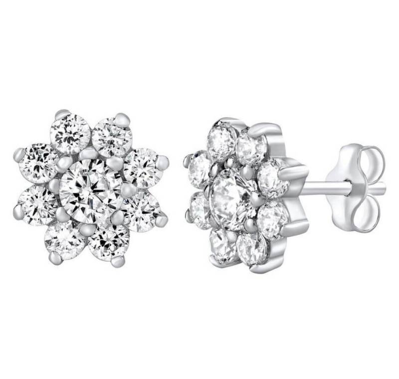 Silvego Ohrring-Set Silver earrings of clear zircon for the purse von Silvego