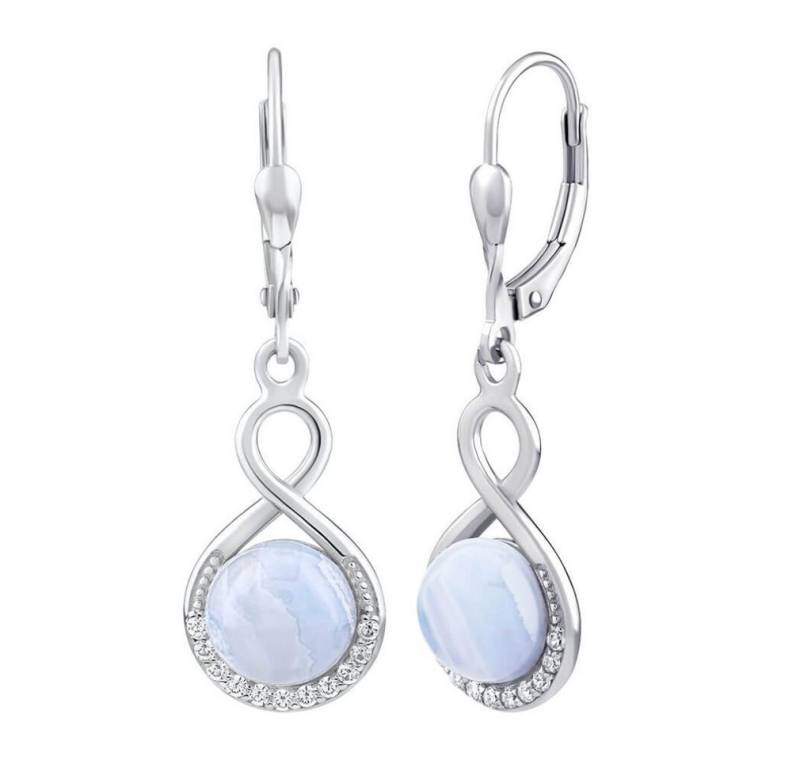 Silvego Ohrring-Set Silver earrings with natural agate jst14710ba von Silvego