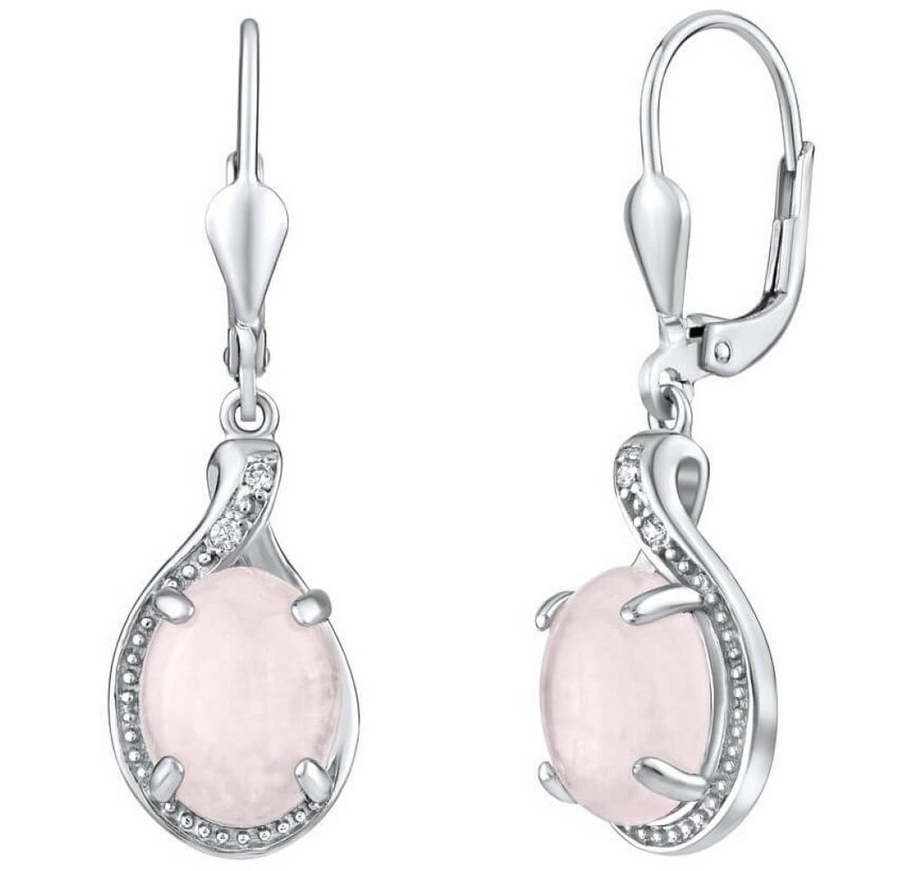 Silvego Ohrring-Set Silver earrings with natural rosette JST14811PRU von Silvego