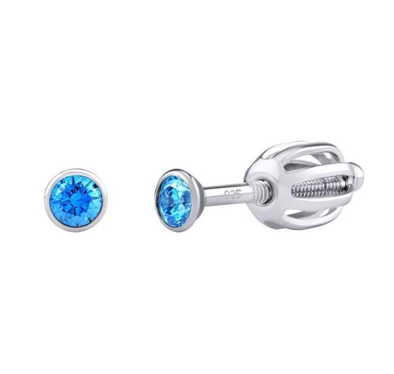 Silvego Ohrring-Set Silver stud earrings with Swarovski Zirconia 2.5 mm B706025LB von Silvego
