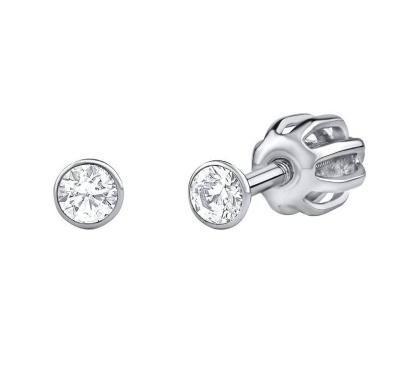 Silvego Ohrring-Set Silver stud earrings with Swarovski Zirconia 706025W von Silvego
