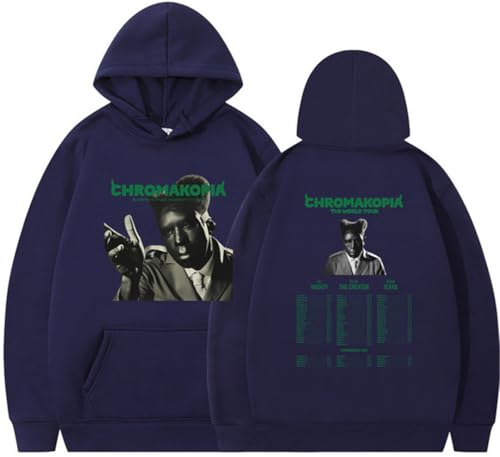 Silver Basic Chromakopia The Creator Erwachsene langärmelige Street Hip Hop Retro Sport Hoodie-ZQ-S1 von Silver Basic