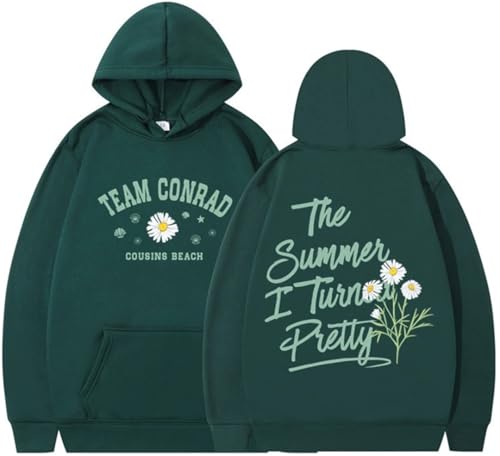 Silver Basic Cousins Beach Team Conrad Daisy-Druck reinfarbige Taschenjacke-Green-L1 von Silver Basic
