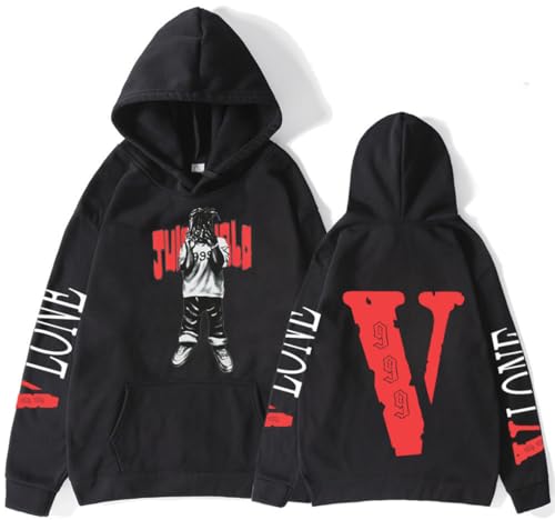 Silver Basic Damen V Neuheit Kapuzendecke JW 999 Kapuzenpullover mit Plüsch und weicher Textur-Black-S1 von Silver Basic