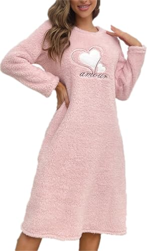 Silver Basic Damen übergroßer Winter Warmer und Dicker Flanell Pyjama-L1 von Silver Basic