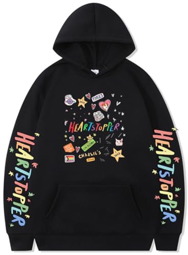 Silver Basic Heartstopper Nick and Charlie Boys Meet Boys Jacke Jacke Jacke für Erwachsene-Black-M1 von Silver Basic