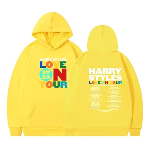 Silver Basic Herren HS Love On Tour 2023 Kapuzenpullover Herbst Mode Sport Freizeit-HUANGBAI-L1 von Silver Basic