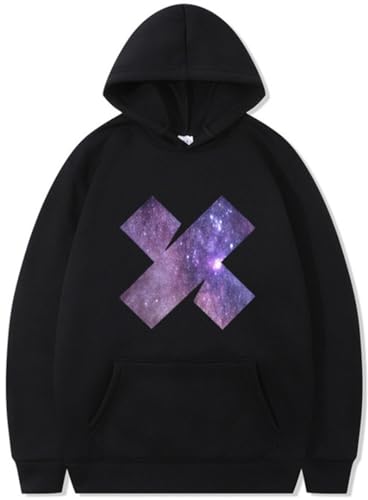 Silver Basic Herren Sam and Colby XPLR Merch X Kapuzenpullover mit Langen Ärmeln-Black-S1 von Silver Basic