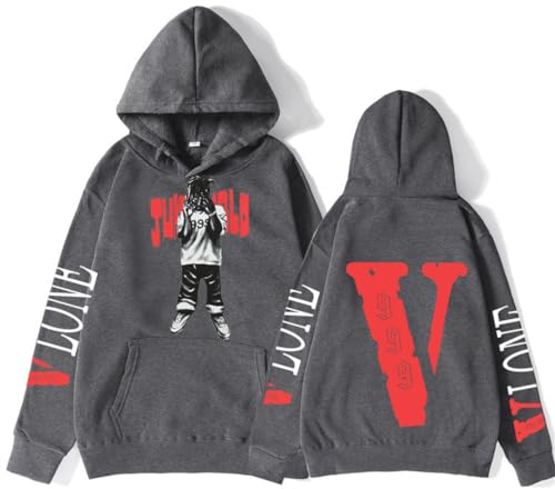 Silver Basic Herren Y2K V Smoke Rapper JW 999 Merch Sport Kapuzenpullover-DeepGrey-S1 von Silver Basic