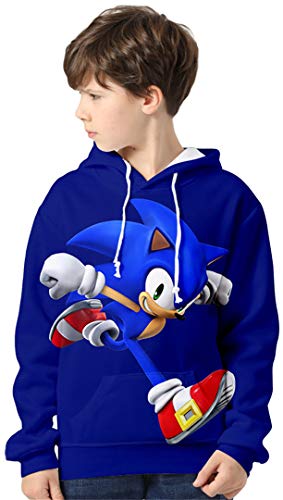 Silver Basic Jungen Kapuzenpullover Kind Outfits Comic Figuren Hoodie Pullover für Filmfans,437,110-3 von Silver Basic