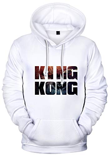 Silver Basic Jungen Sweatshirts Kong Filmcharakter Motiv Kapuzenpullover,King Kong,M2 von Silver Basic