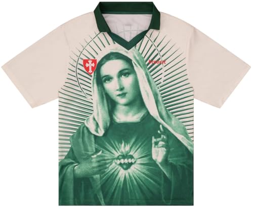 Silver Basic Maria Print Fun aus Reiner Baumwolle 3D KurzarmshirtGreen-L1 von Silver Basic