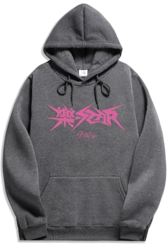 Silver Basic Stray Kids Kapuzenpullover für Erwachsene Y2K Damensportbekleidung-Grey-M1 von Silver Basic