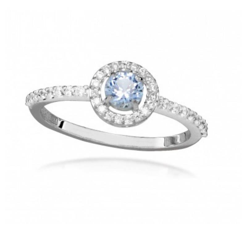 Silver Cat Fingerring Eleganter Silberring mit Zirkonia SC491 - Kreislauf: 56 mm von Silver Cat