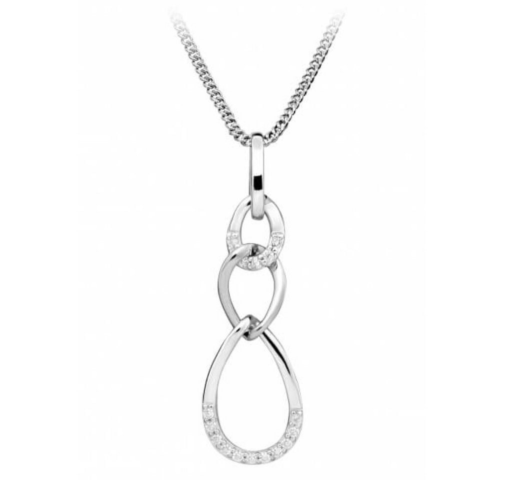 Silver Cat Kette mit Einhänger Elegante Halskette mit Zirkonen SC437 Silver Cat Kette mit Einhänger Elegante Halskette mit Zirkonen SC437 von Silver Cat