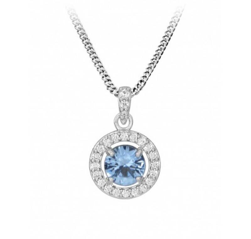 Silver Cat Kette mit Einhänger Elegante Silberhalskette mit Zirkonen SC489 (Kette, Anhänger) von Silver Cat