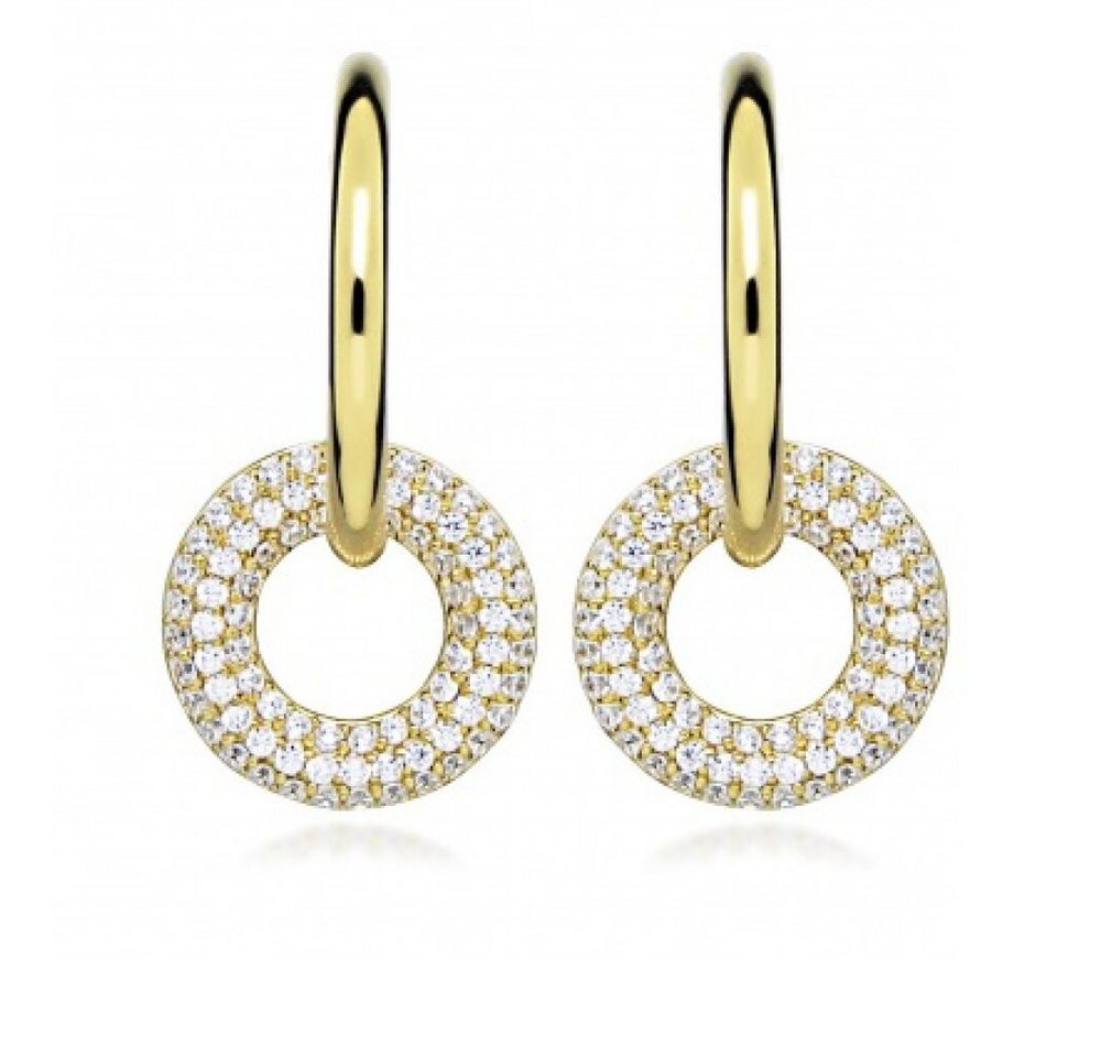 Silver Cat Ohrring-Set Charmante vergoldete Ohrringe mit Zirkonia SC498 Silver Cat Ohrring-Set Charmante vergoldete Ohrringe mit Zirkonia SC498 von Silver Cat