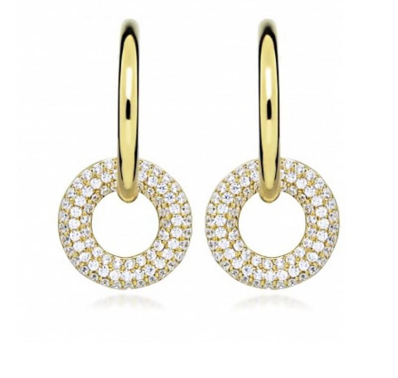Silver Cat Ohrring-Set Charmante vergoldete Ohrringe mit Zirkonia SC498 Silver Cat Ohrring-Set Charmante vergoldete Ohrringe mit Zirkonia SC498 von Silver Cat