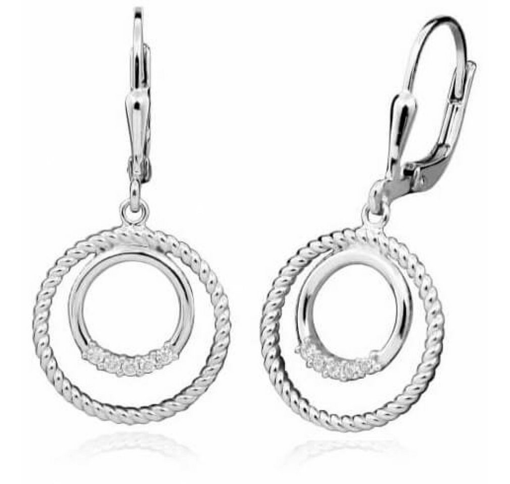 Silver Cat Ohrring-Set Fashion round earrings with zircons SC390 Silver Cat Ohrring-Set Fashion round earrings with zircons SC390 von Silver Cat