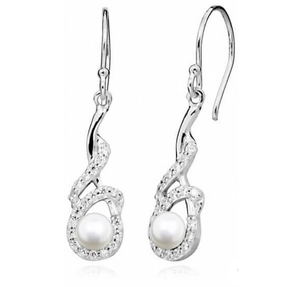 Silver Cat Ohrring-Set Gentle earrings with pearl and zircons SC414 Silver Cat Ohrring-Set Gentle earrings with pearl and zircons SC414 von Silver Cat