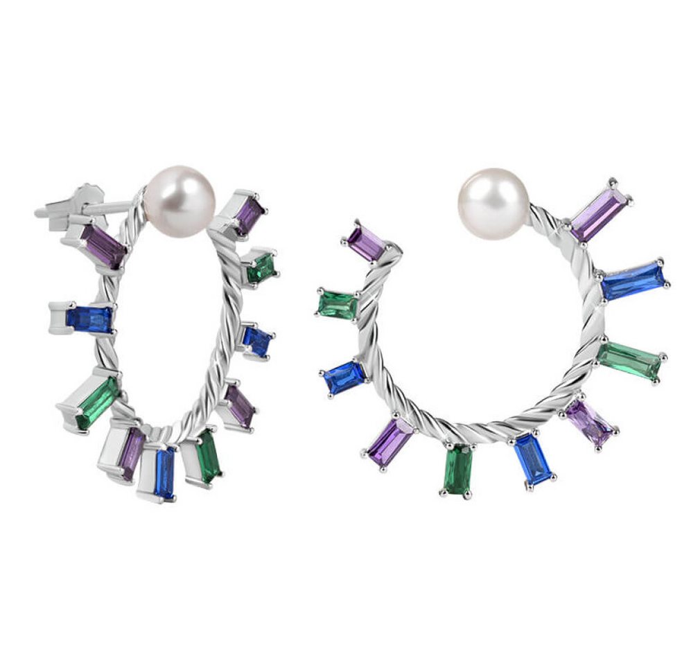 Silver Cat Ohrring-Set Ladies earrings with zircons and pearls SC350 Silver Cat Ohrring-Set Ladies earrings with zircons and pearls SC350 von Silver Cat