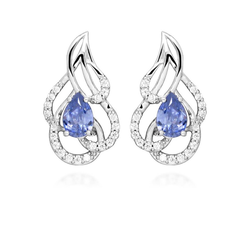 Silver Cat Ohrring-Set Silver earrings with synthetic tanzanites SC470 Silver Cat Ohrring-Set Silver earrings with synthetic tanzanites SC470 von Silver Cat