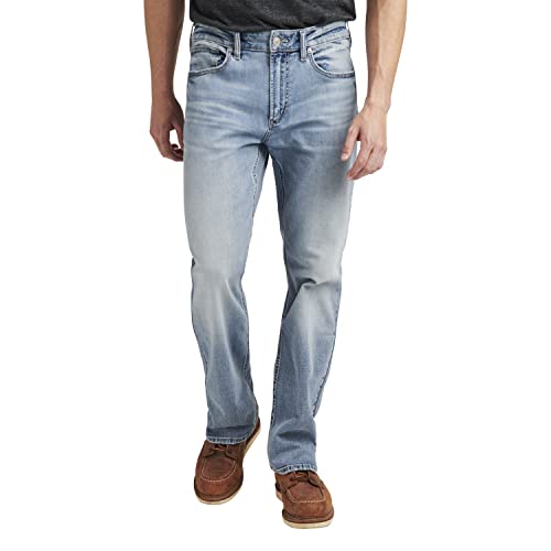 Silver Jeans Co. Herren Craig Easy Fit Bootcut Jeans, Med Wash SDK274, 36W / 32L von Silver Jeans Co.