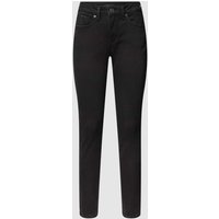 Silver Jeans Skinny Fit Jeans mit 5-Pocket-Design Modell 'SUKI' in Black, Größe 26/29 von Silver Jeans